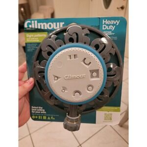 Gilmour 859563-1004 Circular Sprinkler-Heavy Duty, 8-Pattern, Grey